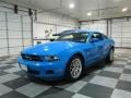 2012 Grabber Blue Ford Mustang V6 Premium Coupe  photo #3