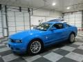 2012 Grabber Blue Ford Mustang V6 Premium Coupe  photo #4