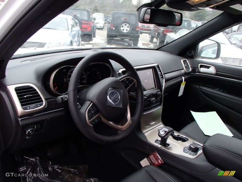 2014 Jeep Grand Cherokee Limited 4x4 Morocco Black Dashboard Photo #78125163
