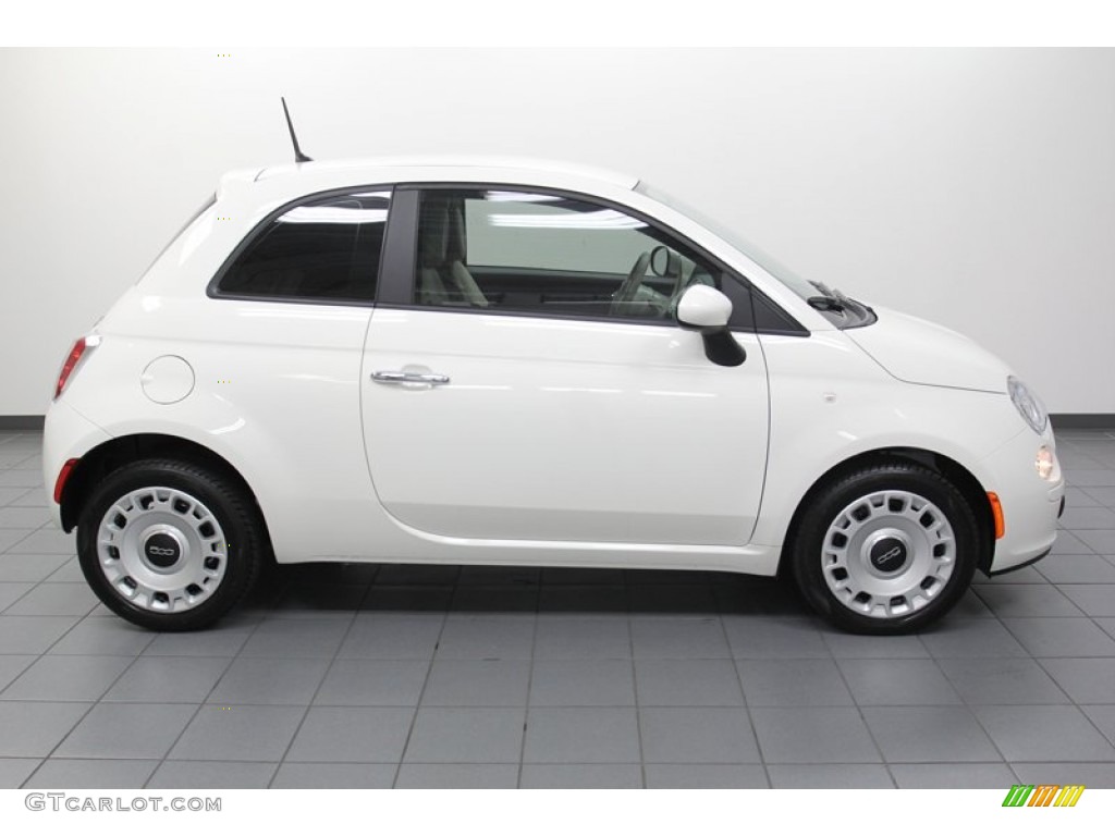 Bianco (White) 2012 Fiat 500 Pop Exterior Photo #78125358
