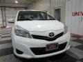 2012 Super White Toyota Yaris L 5 Door  photo #2