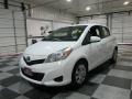 2012 Super White Toyota Yaris L 5 Door  photo #3