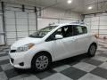 2012 Super White Toyota Yaris L 5 Door  photo #4