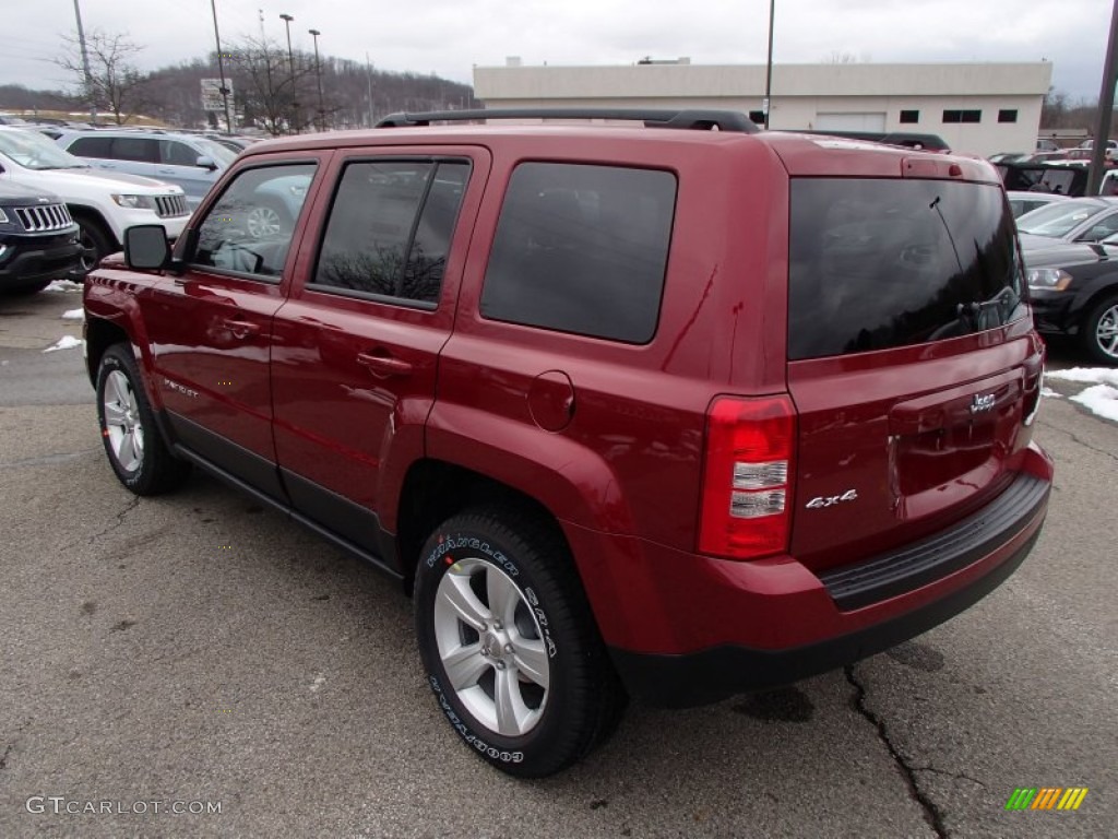 Deep Cherry Red Crystal Pearl 2014 Jeep Patriot Sport 4x4 Exterior Photo #78125592