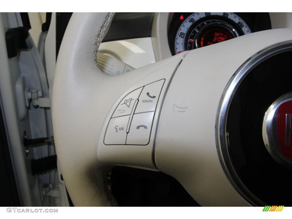 2012 Fiat 500 Pop Controls Photo #78125661