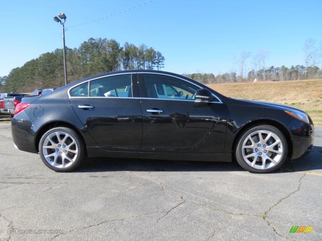 Black Diamond Tricoat 2013 Buick Regal GS Exterior Photo #78125705