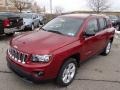 2014 Deep Cherry Red Crystal Pearl Jeep Compass Sport 4x4  photo #2