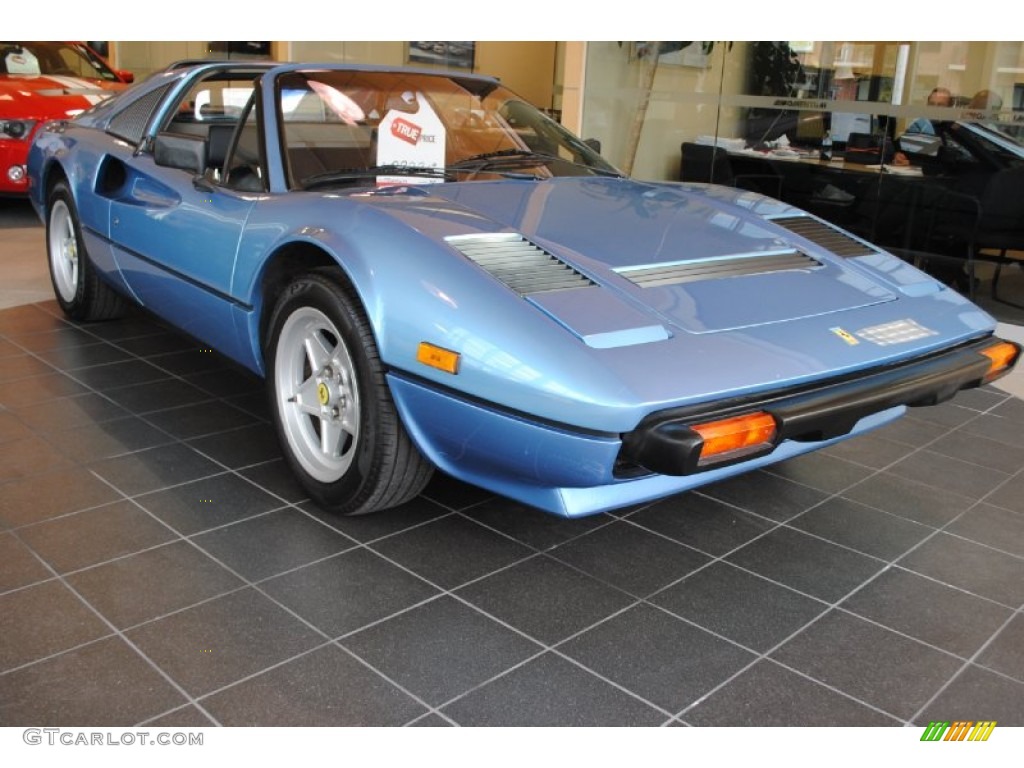 1984 308 GTS Quattrovalvole - Azzuro Metallic (Light Blue Metallic) / Blue photo #1