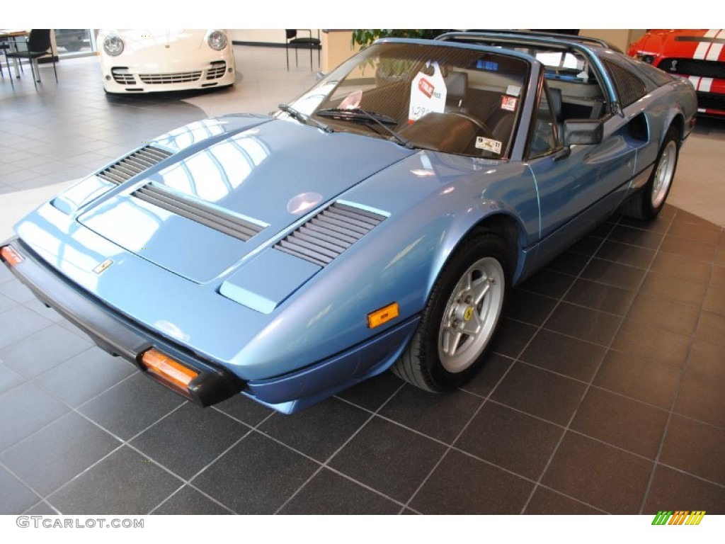 Azzuro Metallic (Light Blue Metallic) 1984 Ferrari 308 GTS Quattrovalvole Exterior Photo #78126117