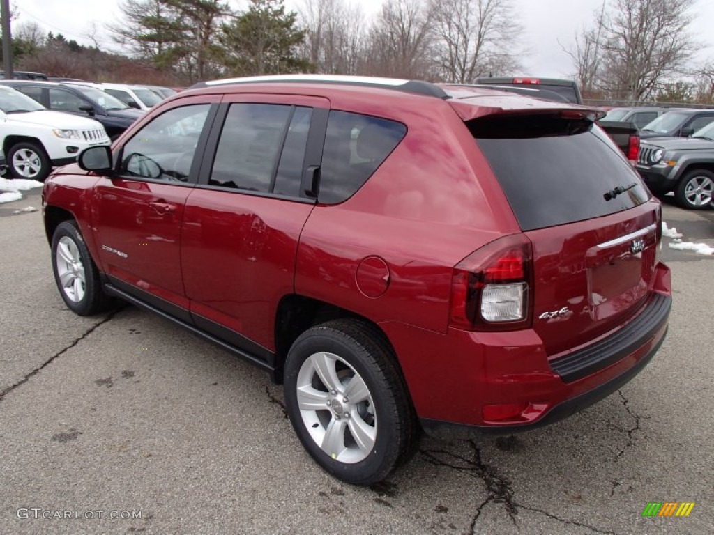 Deep Cherry Red Crystal Pearl 2014 Jeep Compass Sport 4x4 Exterior Photo #78126138