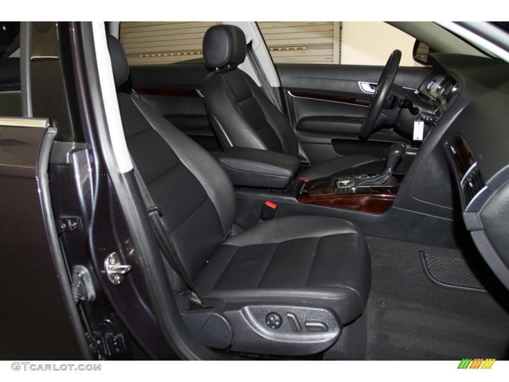 2009 A6 3.0T quattro Sedan - Oyster Grey Metallic / Black photo #50