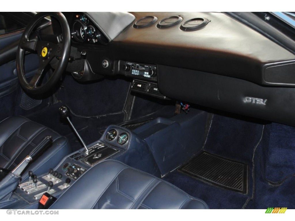 1984 Ferrari 308 GTS Quattrovalvole Blue Dashboard Photo #78126990