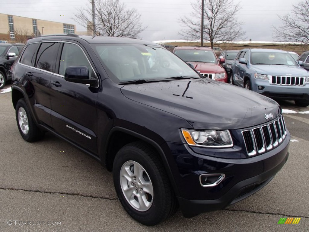True Blue Pearl 2014 Jeep Grand Cherokee Laredo 4x4 Exterior Photo #78127416