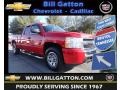 2008 Victory Red Chevrolet Silverado 1500 LS Extended Cab 4x4  photo #1