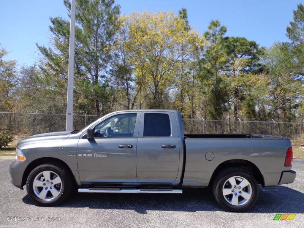 Mineral Gray Metallic 2012 Dodge Ram 1500 Express Quad Cab Exterior Photo #78128535