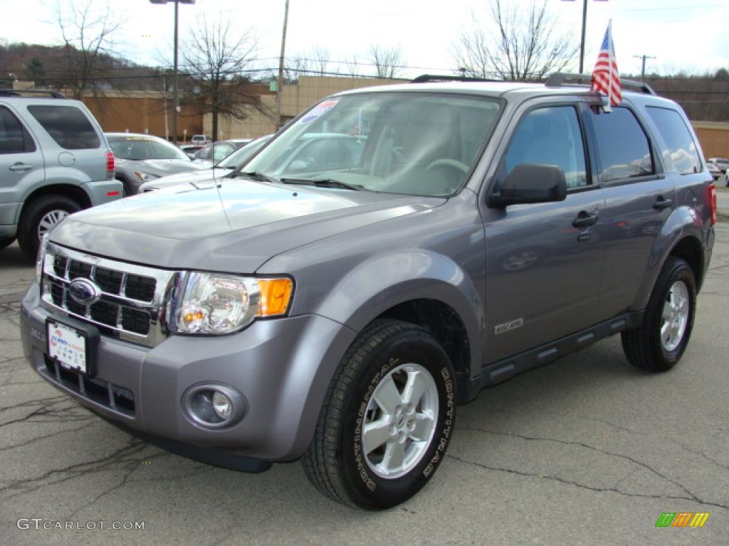 2008 Escape XLT 4WD - Tungsten Grey Metallic / Stone photo #1