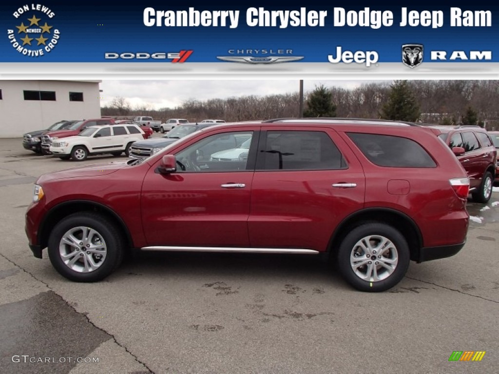 Deep Cherry Red Crystal Pearl Dodge Durango