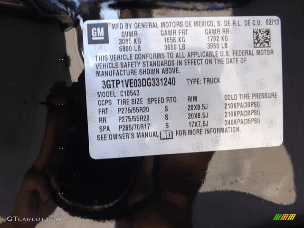 2013 Sierra 1500 SLE Crew Cab - Onyx Black / Very Dark Cashmere/Light Cashmere photo #37