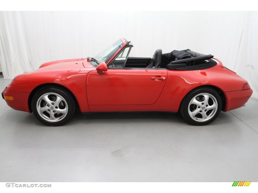 Guards Red 1997 Porsche 911 Carrera Cabriolet Exterior Photo #78132351