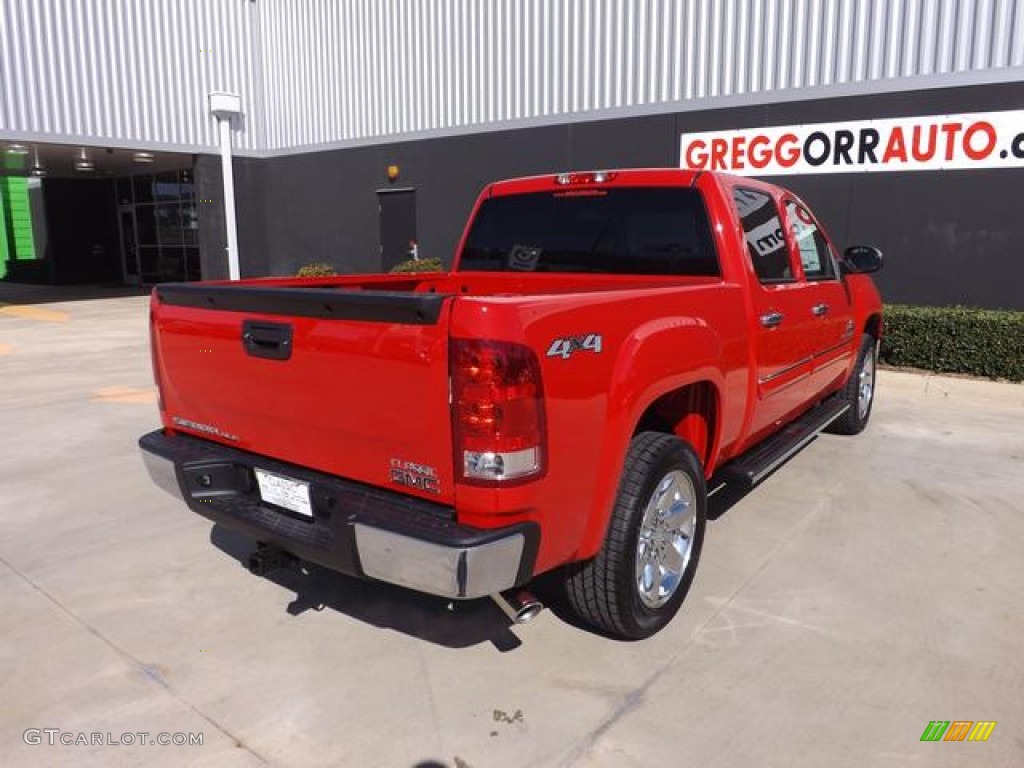 2013 Sierra 1500 SLE Crew Cab 4x4 - Fire Red / Ebony photo #7