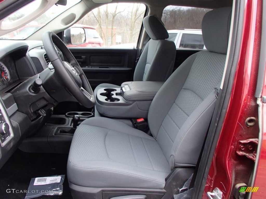 Black/Diesel Gray Interior 2013 Ram 2500 SLT Crew Cab 4x4 Photo #78133278