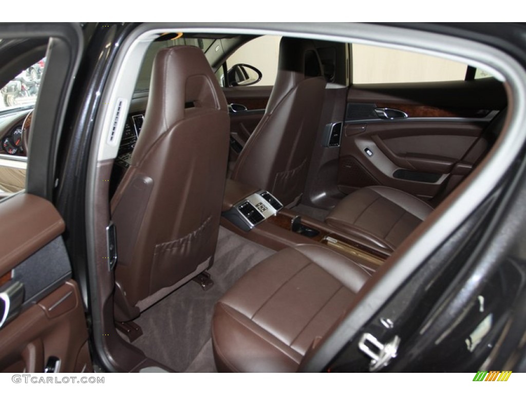 Espresso Natural Leather Interior 2010 Porsche Panamera S Photo #78133491