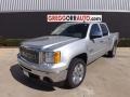 2013 Quicksilver Metallic GMC Sierra 1500 SLE Crew Cab  photo #2