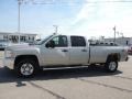 2009 Silver Birch Metallic Chevrolet Silverado 3500HD LT Crew Cab 4x4  photo #5