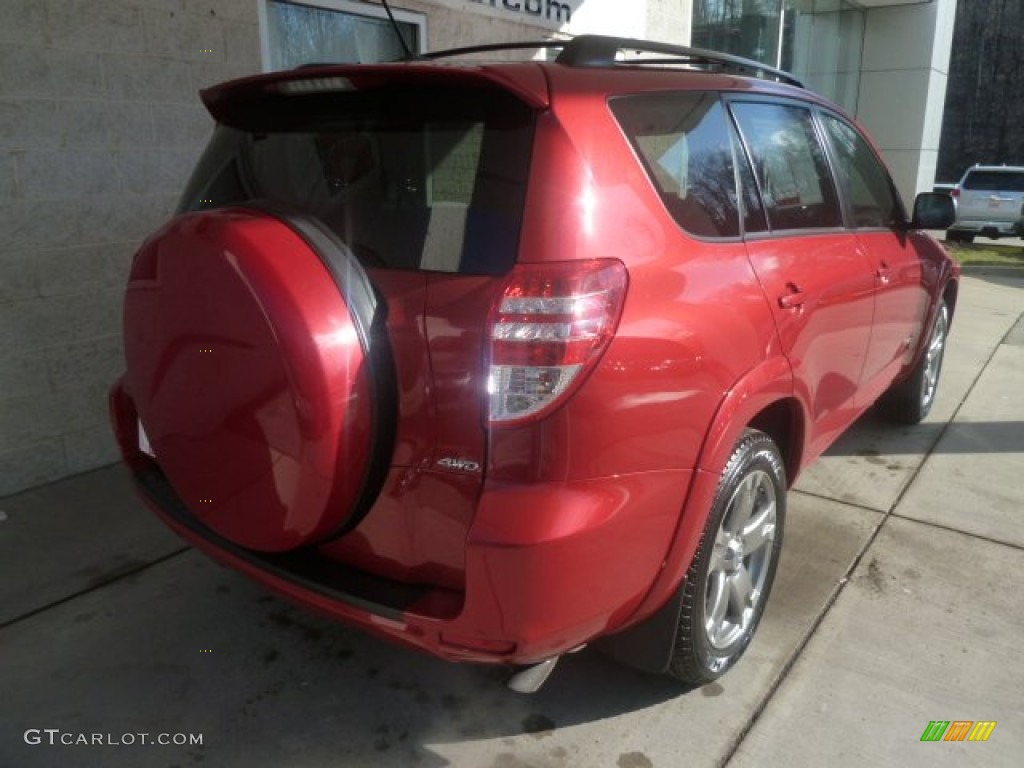 2011 RAV4 Sport 4WD - Barcelona Red Metallic / Dark Charcoal photo #2