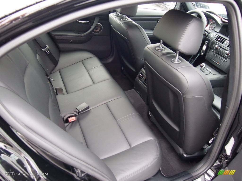 Black Novillo Leather Interior 2011 BMW M3 Sedan Photo #78134553
