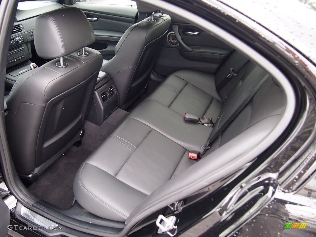 Black Novillo Leather Interior 2011 BMW M3 Sedan Photo #78134733