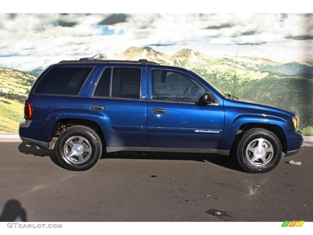 Indigo Blue Metallic 2003 Chevrolet TrailBlazer LT 4x4 Exterior Photo #78135047
