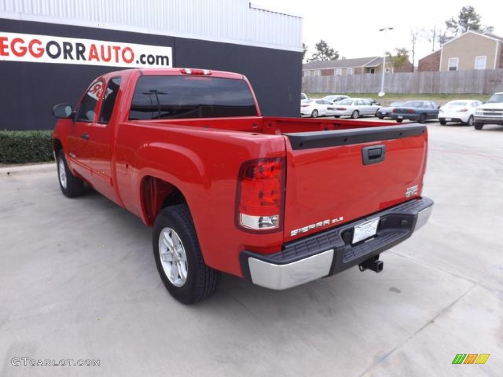 2013 Sierra 1500 SLE Extended Cab - Fire Red / Ebony photo #5