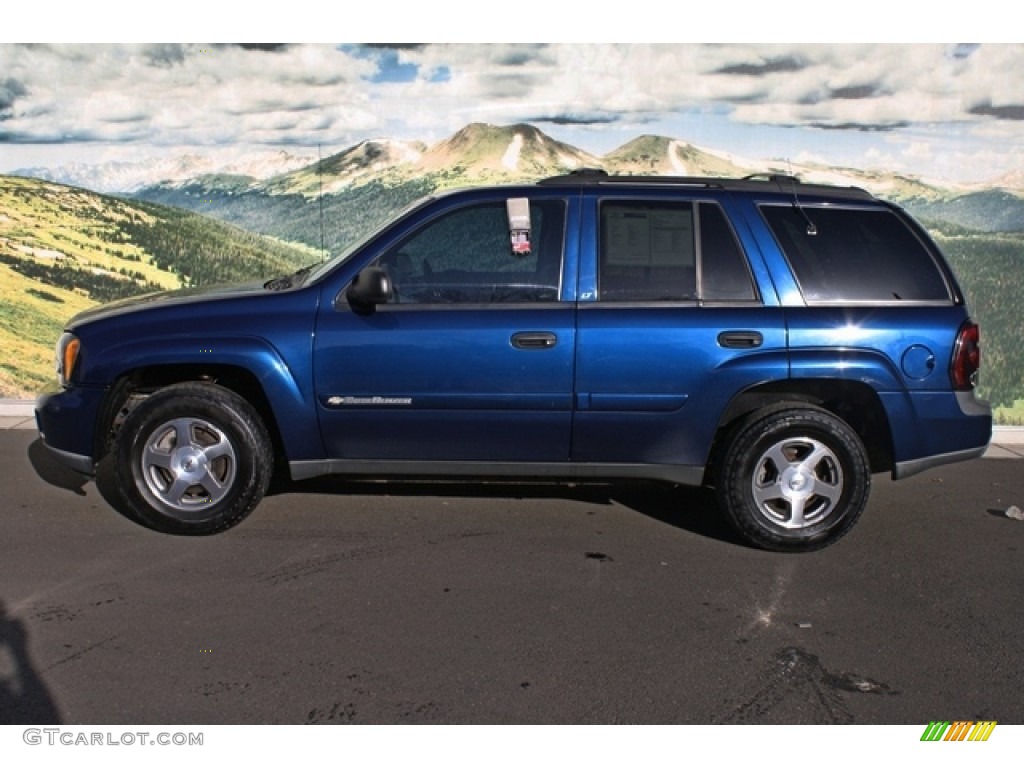 Indigo Blue Metallic 2003 Chevrolet TrailBlazer LT 4x4 Exterior Photo #78135144