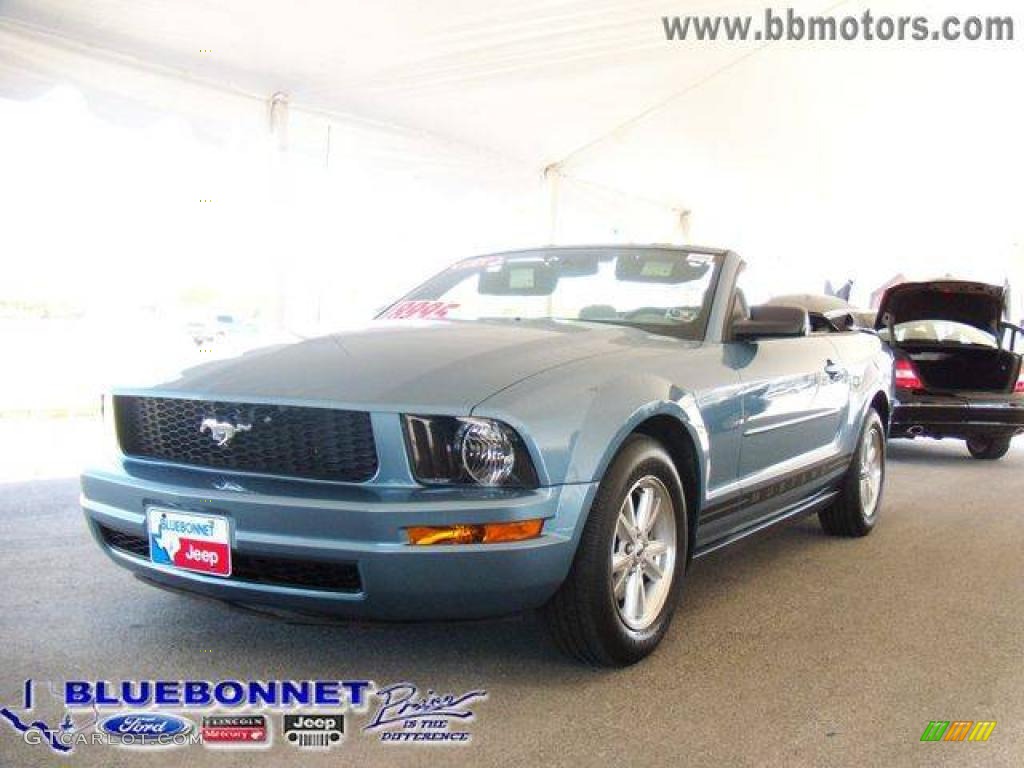 Windveil Blue Metallic Ford Mustang