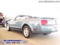 2008 Windveil Blue Metallic Ford Mustang V6 Deluxe Convertible  photo #9