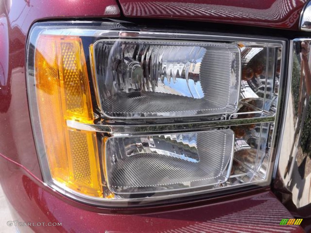 2013 Sierra 1500 SLE Extended Cab 4x4 - Sonoma Red Metallic / Ebony photo #14