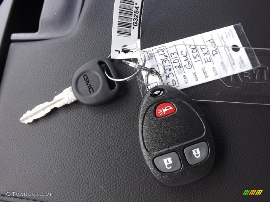 2013 Sierra 1500 SLE Extended Cab 4x4 - Sonoma Red Metallic / Ebony photo #38