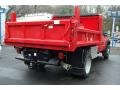 2009 Red Ford F550 Super Duty XL SuperCab Chassis 4x4 Dump Truck  photo #8