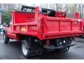 2009 Red Ford F550 Super Duty XL SuperCab Chassis 4x4 Dump Truck  photo #10