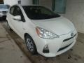 2013 Super White Toyota Prius c Hybrid Two  photo #7