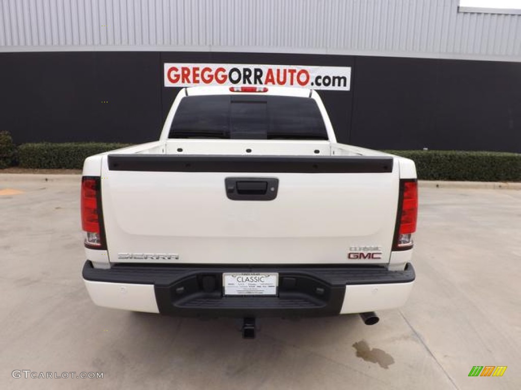 2013 Sierra 1500 Denali Crew Cab AWD - White Diamond Tricoat / Cocoa/Light Cashmere photo #6