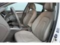 2009 Audi A4 Cardamom Beige Interior Front Seat Photo