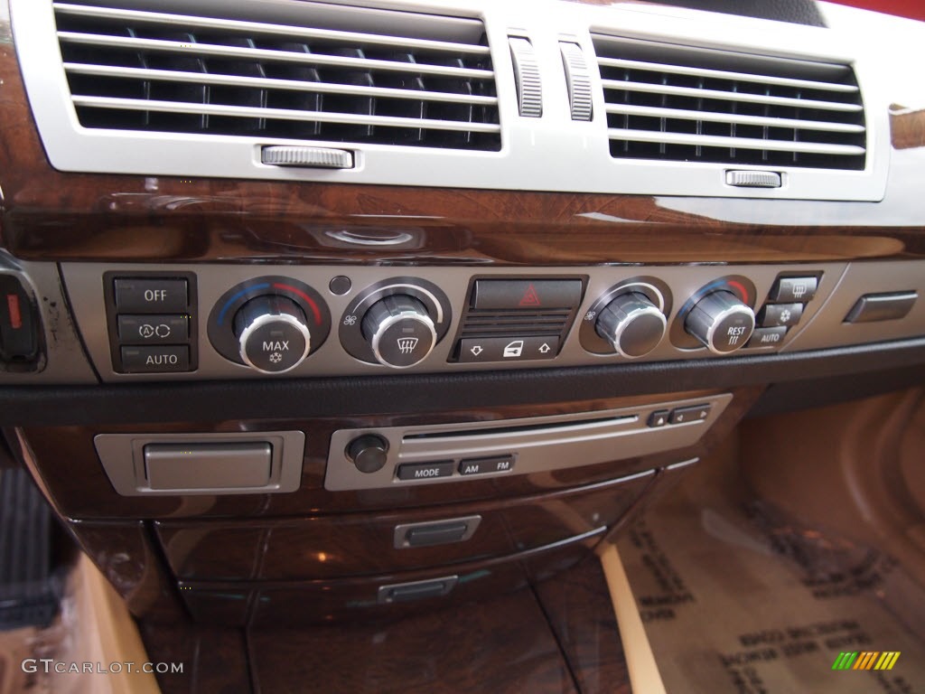 2006 7 Series 750i Sedan - Black Sapphire Metallic / Black/Natural Brown photo #22