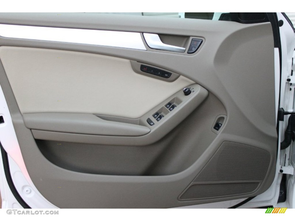 2009 Audi A4 3.2 quattro Sedan Cardamom Beige Door Panel Photo #78137748