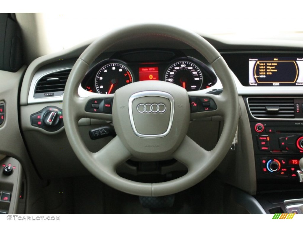 2009 Audi A4 3.2 quattro Sedan Steering Wheel Photos