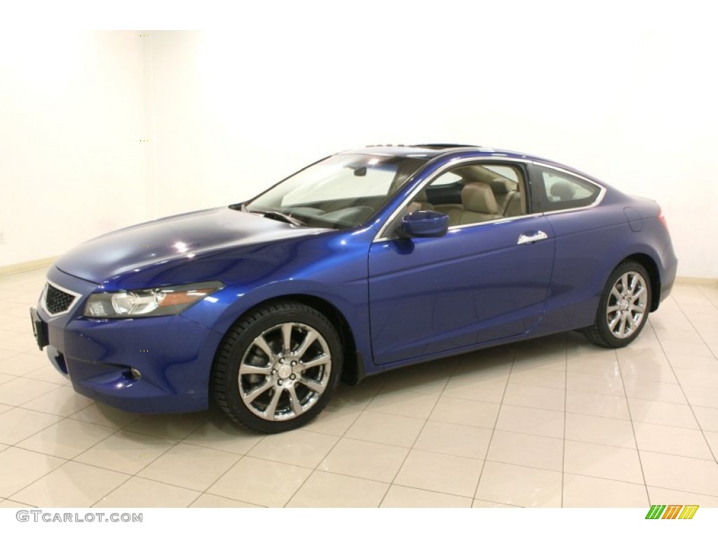 Belize Blue Pearl 2008 Honda Accord EX-L V6 Coupe Exterior Photo #78138315