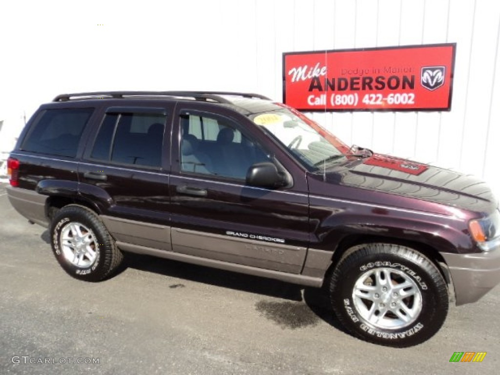 2004 Grand Cherokee Laredo 4x4 - Deep Lava Red Metallic / Dark Slate Gray photo #2