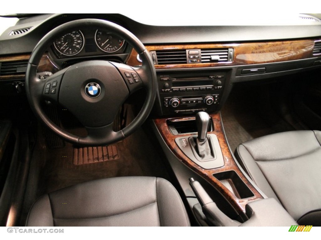 2007 3 Series 328xi Sedan - Montego Blue Metallic / Black photo #7