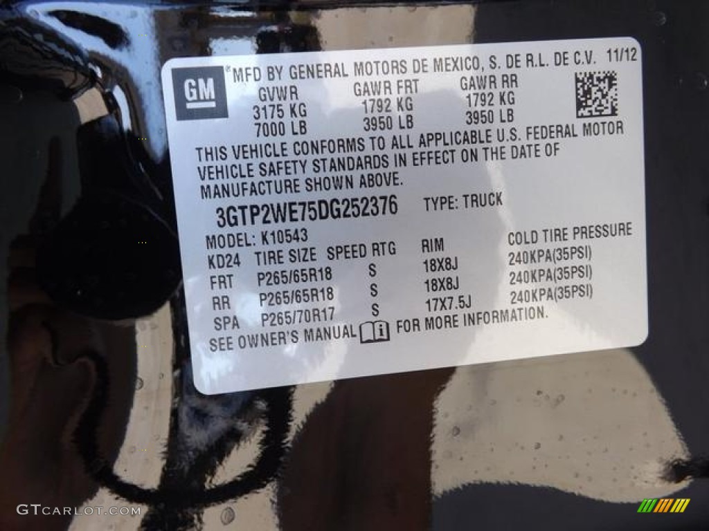 2013 Sierra 1500 SLT Crew Cab 4x4 - Onyx Black / Very Dark Cashmere/Light Cashmere photo #37